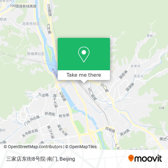 三家店东街8号院-南门 map