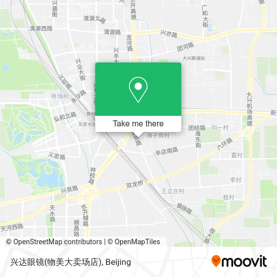 兴达眼镜(物美大卖场店) map