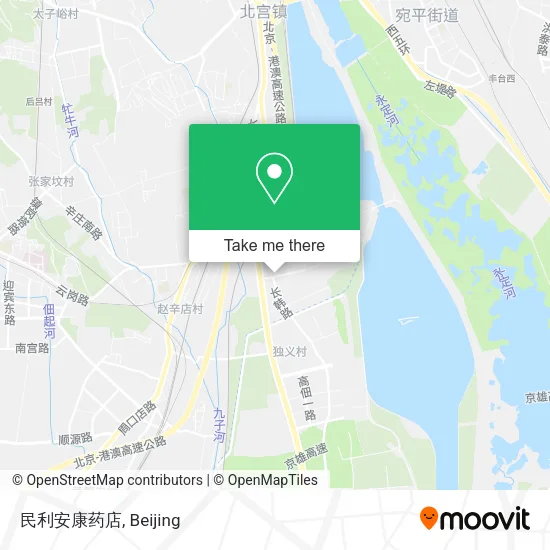 民利安康药店 map
