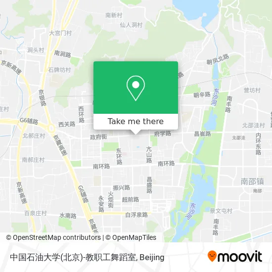 中国石油大学(北京)-教职工舞蹈室 map