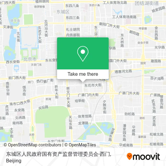 东城区人民政府国有资产监督管理委员会-西门 map