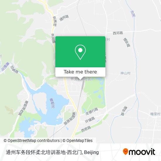 通州车务段怀柔北培训基地-西北门 map
