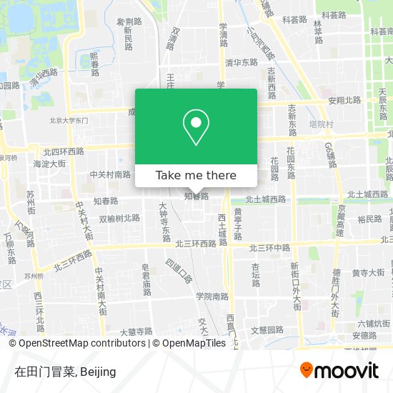 在田门冒菜 map