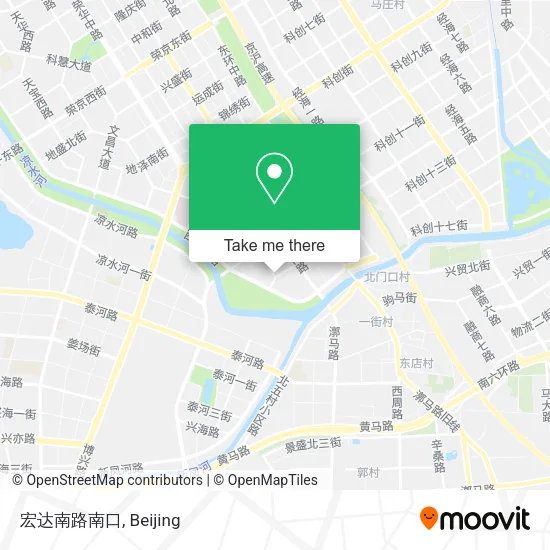 宏达南路南口 map
