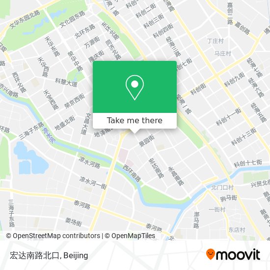 宏达南路北口 map