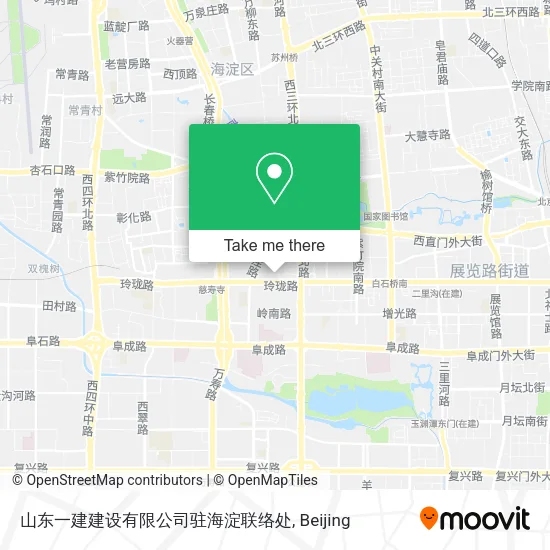 山东一建建设有限公司驻海淀联络处 map