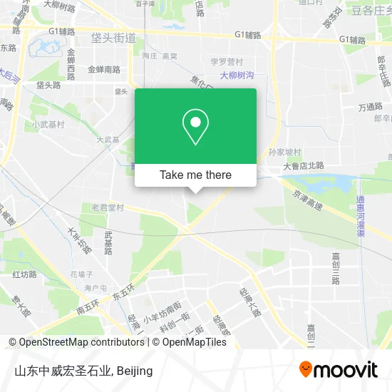 山东中威宏圣石业 map