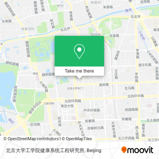 北京大学工学院健康系统工程研究所 map