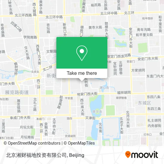 北京湘财福地投资有限公司 map