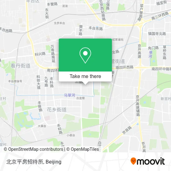 北京平房招待所 map