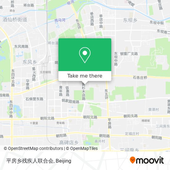 平房乡残疾人联合会 map
