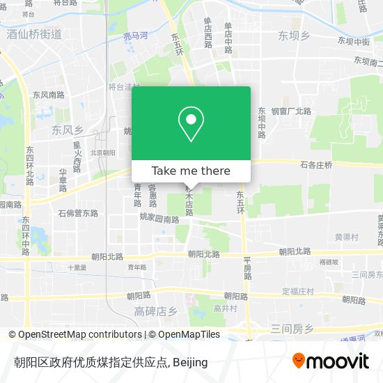 朝阳区政府优质煤指定供应点 map