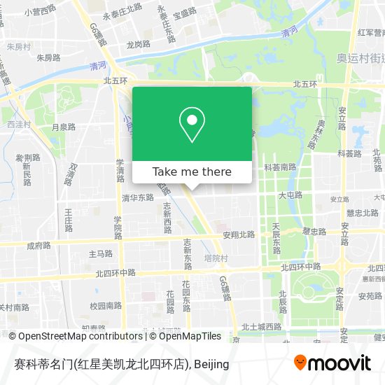 赛科蒂名门(红星美凯龙北四环店) map