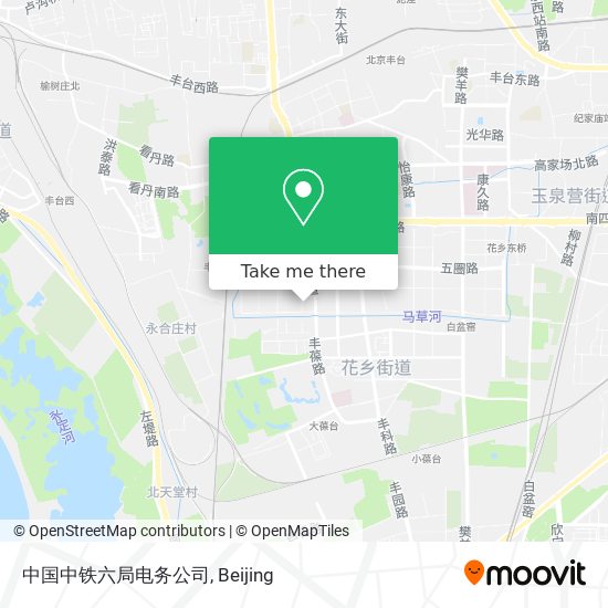 中国中铁六局电务公司 map