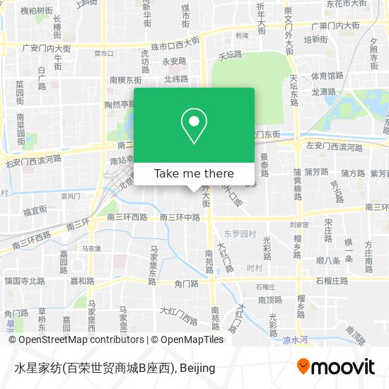 水星家纺(百荣世贸商城B座西) map