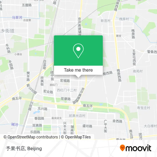 予果书店 map