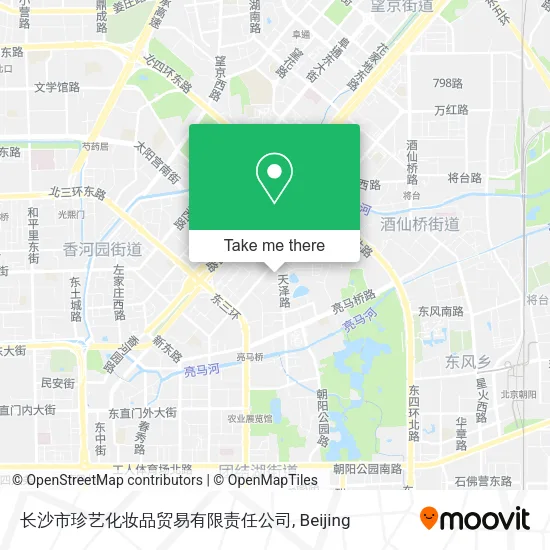 长沙市珍艺化妆品贸易有限责任公司 map