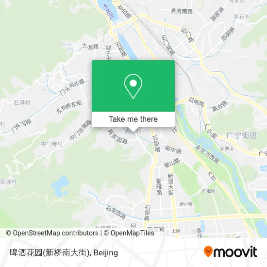 啤酒花园(新桥南大街) map
