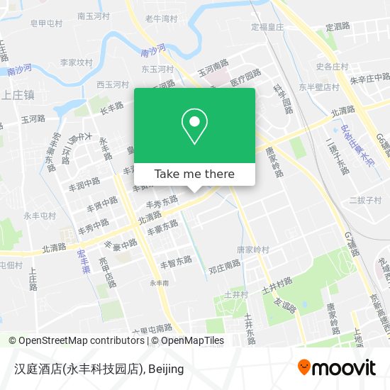 汉庭酒店(永丰科技园店) map