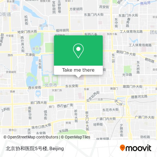 北京协和医院5号楼 map