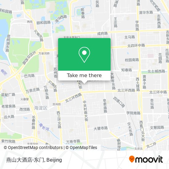 燕山大酒店-东门 map