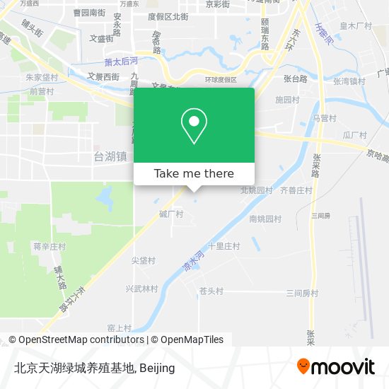 北京天湖绿城养殖基地 map