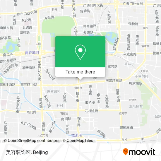 美容装饰区 map