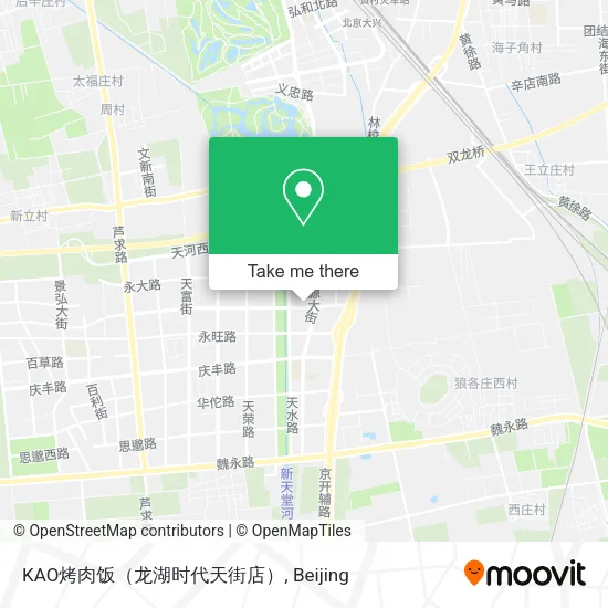 KAO烤肉饭（龙湖时代天街店） map