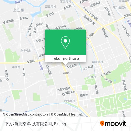 平方和(北京)科技有限公司 map