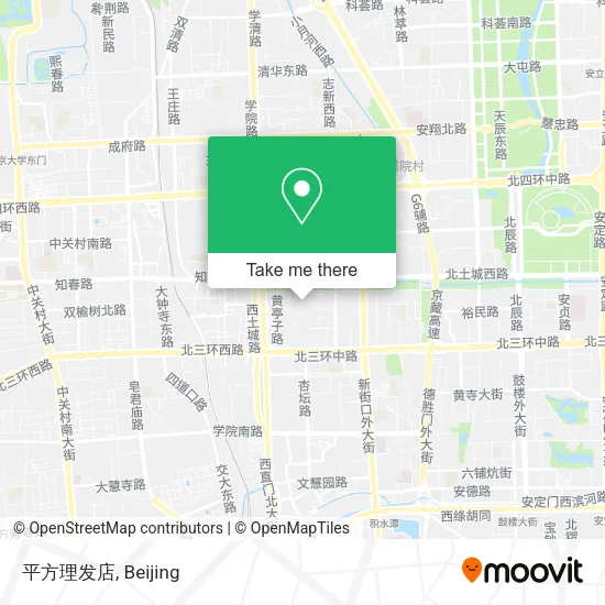 平方理发店 map
