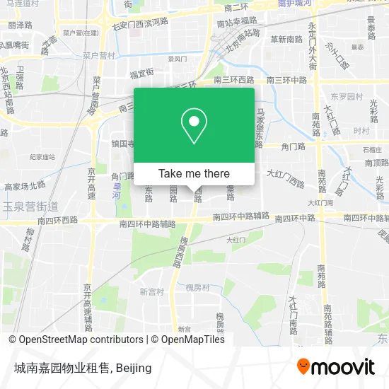 城南嘉园物业租售 map