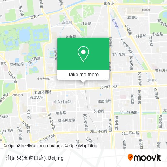 润足泉(五道口店) map