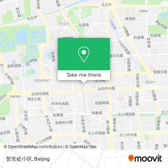 暂安处小区 map