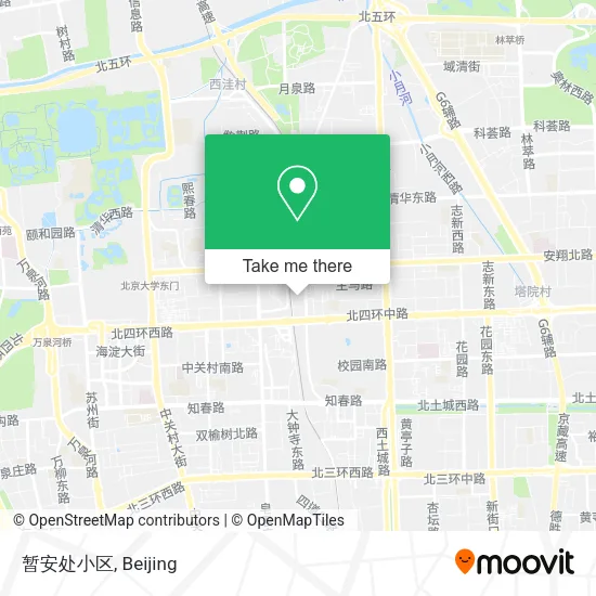 暂安处小区 map