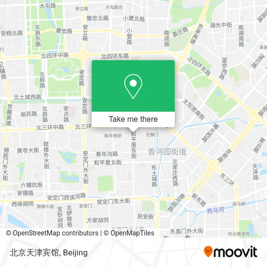 北京天津宾馆 map