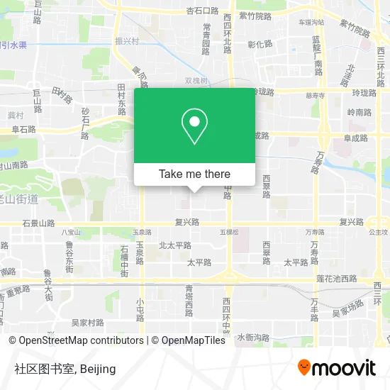 社区图书室 map
