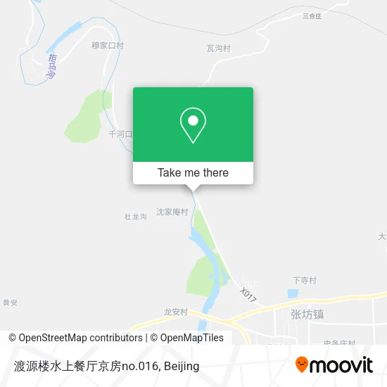 渡源楼水上餐厅京房no.016 map