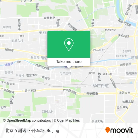 北京五洲诺亚-停车场 map