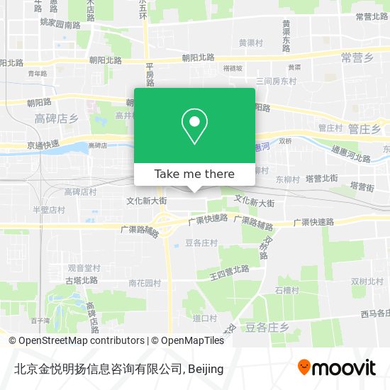 北京金悦明扬信息咨询有限公司 map