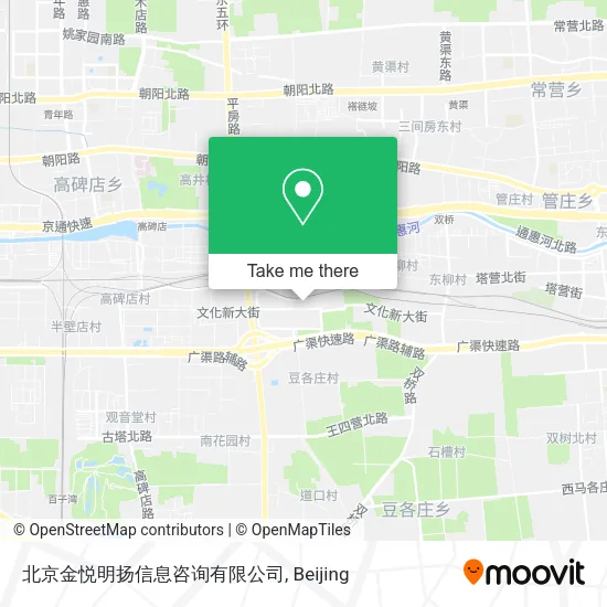 北京金悦明扬信息咨询有限公司 map