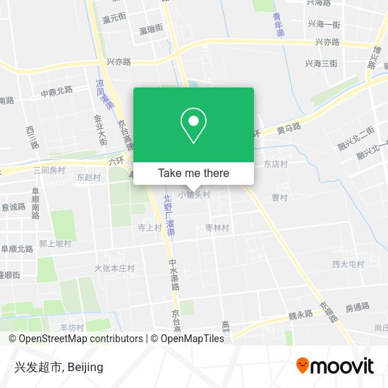 兴发超市 map