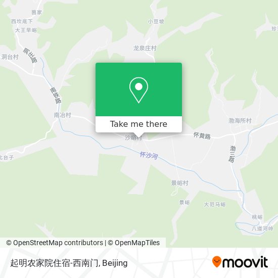 起明农家院住宿-西南门 map