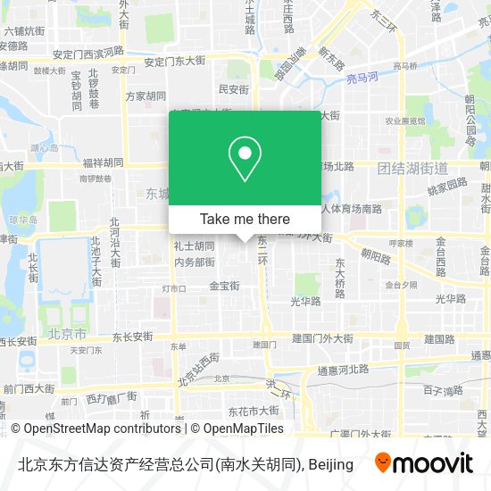 北京东方信达资产经营总公司(南水关胡同) map