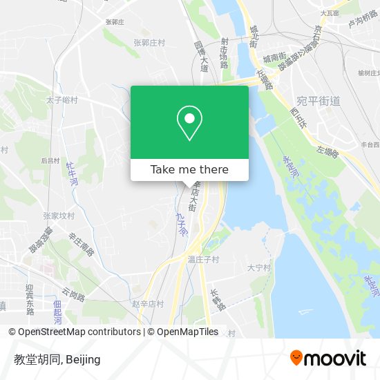 教堂胡同 map