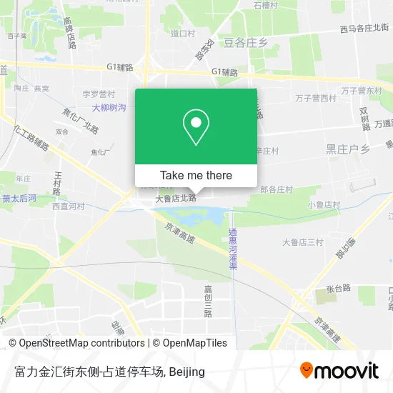 富力金汇街东侧-占道停车场 map