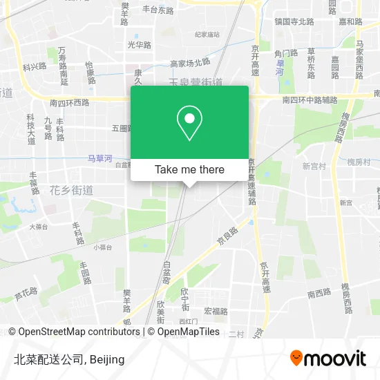 北菜配送公司 map