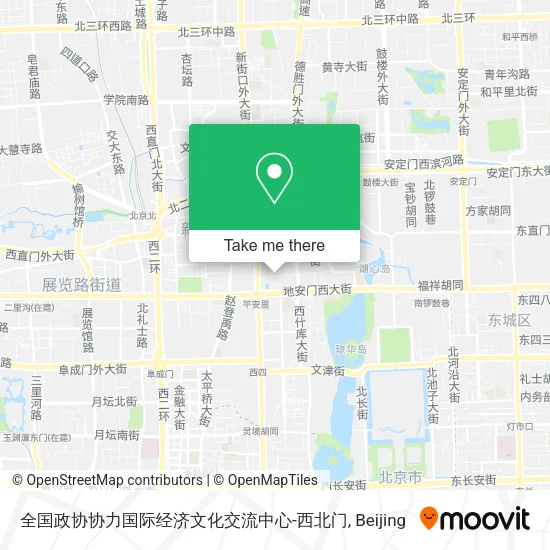 全国政协协力国际经济文化交流中心-西北门 map