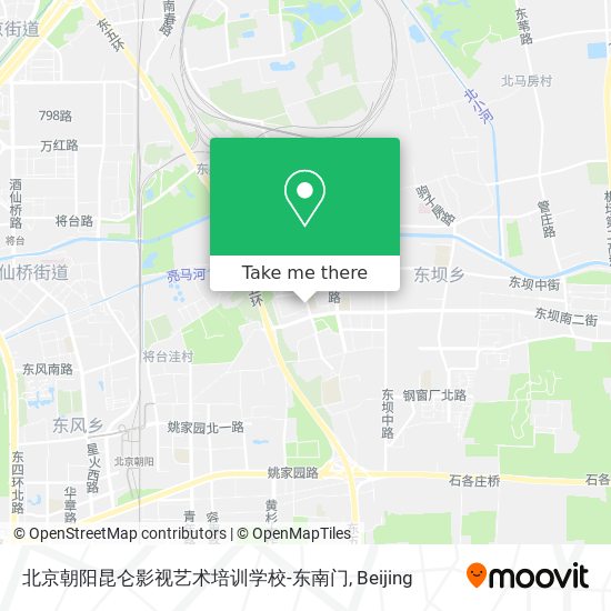 北京朝阳昆仑影视艺术培训学校-东南门 map