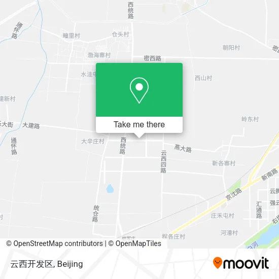 云西开发区 map