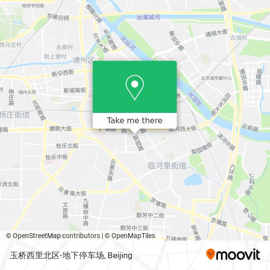 玉桥西里北区-地下停车场 map